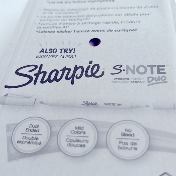 🆕 NEW 6 Highlighter Sharpie Smear Guard (Pastel Colors) - Picture 6 of 6